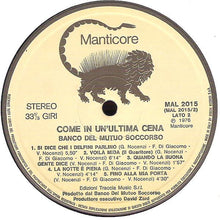 Carica l&#39;immagine nel visualizzatore di Gallery, Banco Del Mutuo Soccorso : Come In Un&#39;Ultima Cena (LP, Album, Gat)

