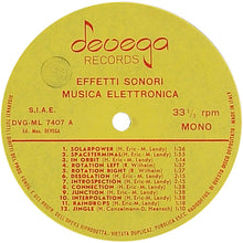 Carica l&#39;immagine nel visualizzatore di Gallery, Unknown Artist : Effetti Sonori Musica Elettronica (LP, Mono)
