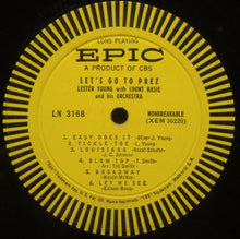 Carica l&#39;immagine nel visualizzatore di Gallery, Lester Young With Count Basie Orchestra : Let&#39;s Go To Prez (LP, Comp)
