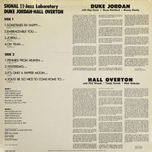 Carica l'immagine nel visualizzatore di Gallery, Duke Jordan / Hall Overton : Jazz Laboratory Series (LP, Comp, Mono)
