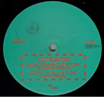 Ultravox : Same Old Story (12