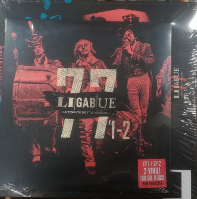 Luciano Ligabue : Settantasette Singoli '1-2 (2xLP, Comp, Ltd, RM, Red)