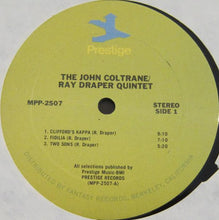 Carica l&#39;immagine nel visualizzatore di Gallery, John Coltrane : The John Coltrane / Ray Draper Quintet (LP, Album, RE)
