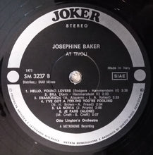 Carica l&#39;immagine nel visualizzatore di Gallery, Josephine Baker, Otto Lington&#39;s Orchestra : Josephine Baker At Tivoli (LP)

