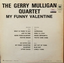 Carica l&#39;immagine nel visualizzatore di Gallery, Gerry Mulligan Quartet : My Funny Valentine 1958-1962 (2xLP, Comp, RE)
