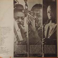 Carica l'immagine nel visualizzatore di Gallery, Coleman Hawkins, Roy Eldridge, Johnny Hodges : Hawkins! Eldridge! Hodges! Alive! At The Village Gate! (LP, Album, Mono)
