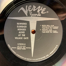 Carica l'immagine nel visualizzatore di Gallery, Coleman Hawkins, Roy Eldridge, Johnny Hodges : Hawkins! Eldridge! Hodges! Alive! At The Village Gate! (LP, Album, Mono)
