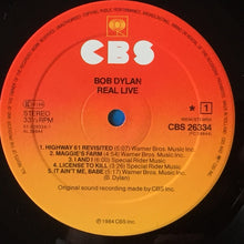Carica l'immagine nel visualizzatore di Gallery, Bob Dylan : Real Live (LP, Album)
