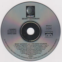 Carica l'immagine nel visualizzatore di Gallery, Benny Goodman Featuring Jimmy Rushing, Zoot Sims, Roland Hanna : Benny Goodman Yale Archives: Volume 3: Big Band In Europe (CD, Album)
