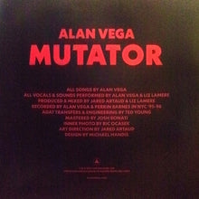 Carica l&#39;immagine nel visualizzatore di Gallery, Alan Vega : Mutator (LP, Album)
