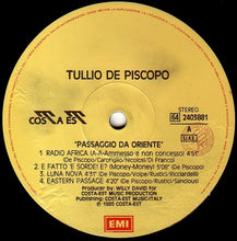 Carica l&#39;immagine nel visualizzatore di Gallery, Tullio De Piscopo : Passaggio Da Oriente (LP, Album)

