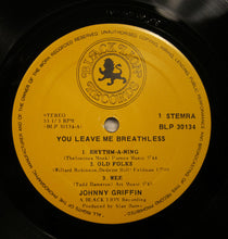 Carica l&#39;immagine nel visualizzatore di Gallery, Johnny Griffin : You Leave Me Breathless (LP)
