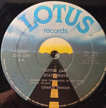 Carica l'immagine nel visualizzatore di Gallery, Charlie Mingus* : Statements (LP, Album, RE)
