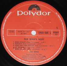 Carica l'immagine nel visualizzatore di Gallery, The Who : Who's Next (LP, Album, RP)
