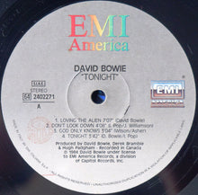 Carica l&#39;immagine nel visualizzatore di Gallery, David Bowie : Tonight (LP, Album)
