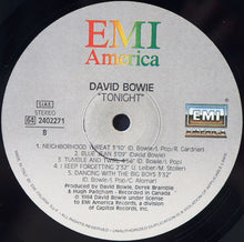 Carica l&#39;immagine nel visualizzatore di Gallery, David Bowie : Tonight (LP, Album)
