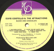 Carica l'immagine nel visualizzatore di Gallery, Elvis Costello And The Attractions* : Blood &amp; Chocolate (LP, Album, CBS)
