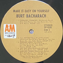 Carica l'immagine nel visualizzatore di Gallery, Burt Bacharach : Make It Easy On Yourself (LP, Album, Ter)
