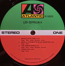 Carica l'immagine nel visualizzatore di Gallery, Led Zeppelin : Led Zeppelin II (LP, Album, RE, RM, 180)
