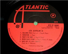 Carica l&#39;immagine nel visualizzatore di Gallery, Led Zeppelin : Led Zeppelin III (LP, Album, Sle)
