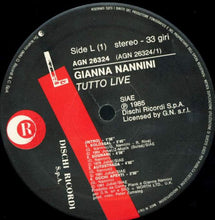 Carica l&#39;immagine nel visualizzatore di Gallery, Gianna Nannini &amp; The Primadonnas : Tutto Live (2xLP, Album)
