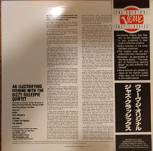 Carica l'immagine nel visualizzatore di Gallery, Dizzy Gillespie Quintet : An Electrifying Evening With The Dizzy Gillespie Quintet (LP, Album, RE)
