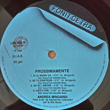 Carica l&#39;immagine nel visualizzatore di Gallery, Andrea Mingardi : Prossimamente (LP, Album)
