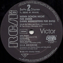 Carica l&#39;immagine nel visualizzatore di Gallery, Ulla Meinecke : Wenn Schon Nicht Für Immer Dann Wenigstens Für Ewig (LP, Album)
