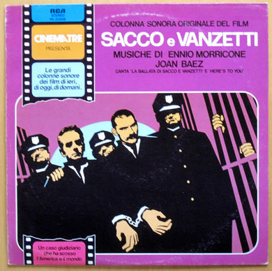 Ennio Morricone : Sacco E Vanzetti (Colonna Sonora Originale Del Film) (LP, Album, RE)