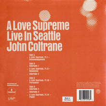 Carica l&#39;immagine nel visualizzatore di Gallery, John Coltrane : A Love Supreme: Live In Seattle (2xLP, Album)
