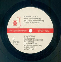 Carica l&#39;immagine nel visualizzatore di Gallery, Jac&#39;s Group Featuring Charlie Mariano : Jazz A Confronto 15 (LP, Album)
