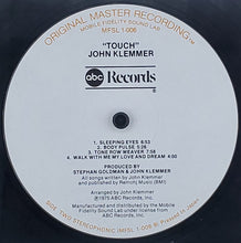 Carica l'immagine nel visualizzatore di Gallery, John Klemmer : Touch (LP, Album, Ltd, RE, RM, Pre)

