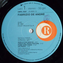 Carica l&#39;immagine nel visualizzatore di Gallery, Fabrizio De Andre&#39;* : Fabrizio De Andre&#39; (LP, Album)

