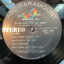 Carica l&#39;immagine nel visualizzatore di Gallery, The Don Elliott Octet Featuring Candido : Jamaica Jazz (LP, Sti)
