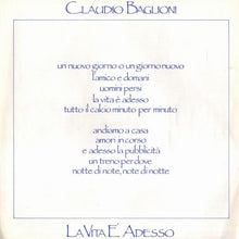 Carica l'immagine nel visualizzatore di Gallery, Claudio Baglioni : La Vita È Adesso (LP, Album, RE, Gat)
