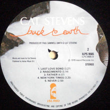 Carica l&#39;immagine nel visualizzatore di Gallery, Cat Stevens : Back To Earth (LP, Album, Tex)
