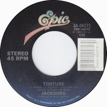 Carica l&#39;immagine nel visualizzatore di Gallery, The Jacksons : Torture (7&quot;, Styrene, Pit)
