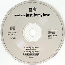 Carica l'immagine nel visualizzatore di Gallery, Madonna : Justify My Love (William Orbit Remix) (CD, Single)
