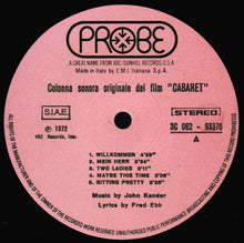Carica l&#39;immagine nel visualizzatore di Gallery, Ralph Burns : Cabaret (Colonna Sonora Originale Del Film) (LP)
