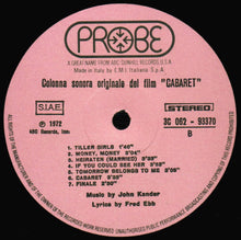 Carica l&#39;immagine nel visualizzatore di Gallery, Ralph Burns : Cabaret (Colonna Sonora Originale Del Film) (LP)
