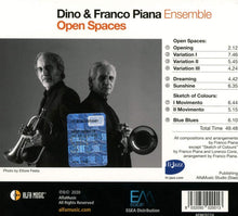 Carica l'immagine nel visualizzatore di Gallery, Dino &amp; Franco Piana Ensemble : Open Spaces (CD, Album)
