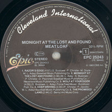 Carica l'immagine nel visualizzatore di Gallery, Meat Loaf : Midnight At The Lost And Found (LP, Album)
