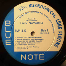 Carica l'immagine nel visualizzatore di Gallery, Fats Navarro : The Fabulous Fats Navarro Volume 2 (LP, Album, Mono, RM)
