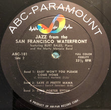 Carica l'immagine nel visualizzatore di Gallery, Burt Bales and The Marty Marsala Band : Jazz From The San Francisco Waterfront (LP, Album)
