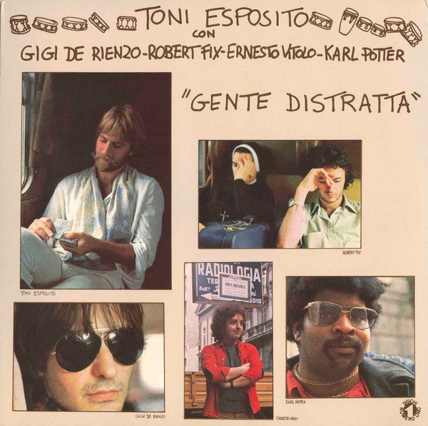 Tony Esposito : Gente Distratta (LP, Album, Ltd, Num, RE, Red)