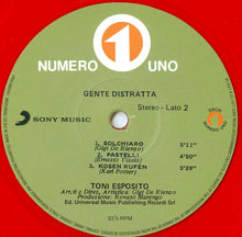 Carica l&#39;immagine nel visualizzatore di Gallery, Tony Esposito : Gente Distratta (LP, Album, Ltd, Num, RE, Red)
