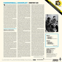 Carica l'immagine nel visualizzatore di Gallery, Cannonball Adderley : Somethin' Else (LP, Album, RE + 7", Single, yel)
