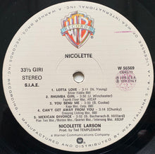 Carica l&#39;immagine nel visualizzatore di Gallery, Nicolette Larson : Nicolette (LP, Album)
