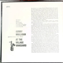 Carica l'immagine nel visualizzatore di Gallery, Gerry Mulligan &amp; The Concert Jazz Band : At The Village Vanguard (LP, Album, Gat)
