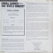 Carica l'immagine nel visualizzatore di Gallery, Erroll Garner : One World Concert (LP)
